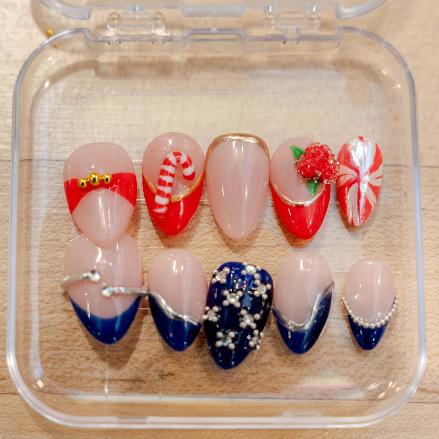 Guest press-on nail design